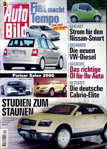 Deckblatt Auto Bild (39/2000)